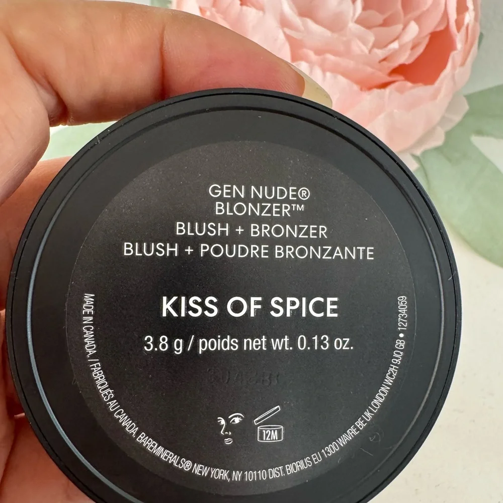 Bare minerals GEN NUDE BLONZER BLUSH + BRONZER COLOR KISS OF SPICE